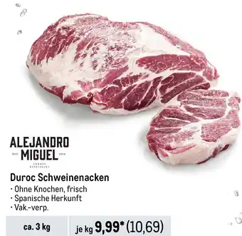 METRO ALEJANDRO MIGUEL Duroc Schweinenacken Angebot