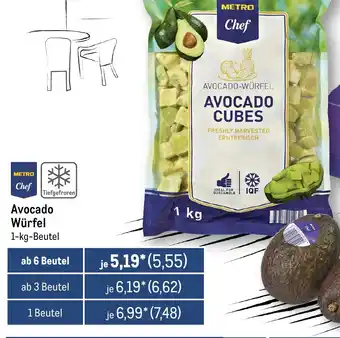 METRO METRO Chef Avocado Würfel Angebot