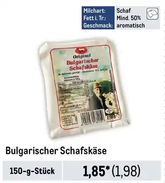 METRO Bulgarischer Schafskäse Angebot