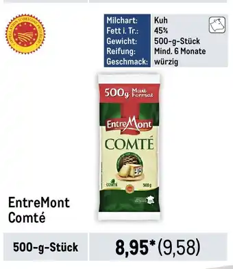 METRO EntreMont Comté Angebot