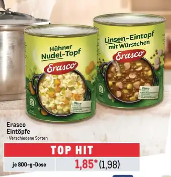 METRO Erasco Eintöpfe Angebot