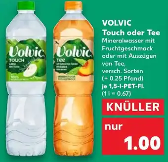 Kaufland VOLVIC Touch oder Tee Mineralwasser Angebot