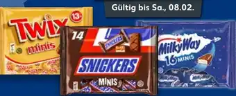 Kaufland SNICKERS, MARS, BOUNTY, MILKY WAY oder TWIX Minis Angebot