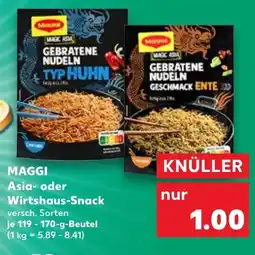 Kaufland MAGGI Asia- oder Wirtshaus-Snack Angebot