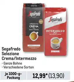 METRO Segafredo Selezione Crema/Intermezzo Angebot