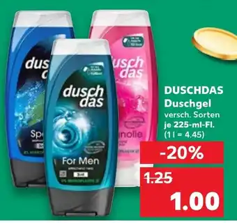 Kaufland DUSCHDAS Duschgel Angebot