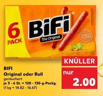 Kaufland BIFI Original oder Roll Angebot