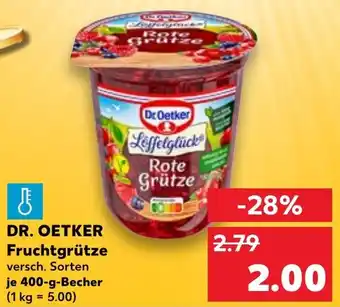 Kaufland DR. OETKER Fruchtgrütze Angebot