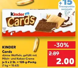 Kaufland KINDER Cards Angebot