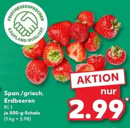 Kaufland Span./griech. Erdbeeren Angebot