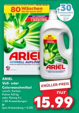 Kaufland ARIEL Voll- oder Colorwaschmittel Angebot