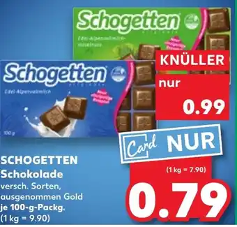 Kaufland SCHOGETTEN Schokolade Angebot