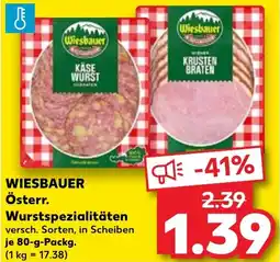 Kaufland WIESBAUER Österr. Wurstspezialitäten Angebot