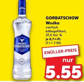 Kaufland GORBATSCHOW Wodka Angebot