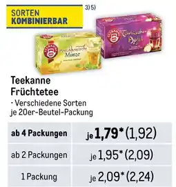 METRO Teekanne Früchtetee Angebot