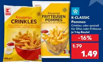 Kaufland K-CLASSIC Pommes Angebot