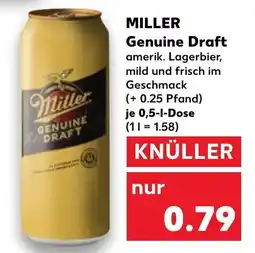 Kaufland MILLER Genuine Draft Angebot