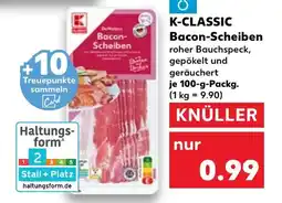 Kaufland K-CLASSIC Bacon-Scheiben Angebot