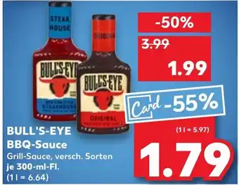 Kaufland BULL'S-EYE BBQ-Sauce Angebot