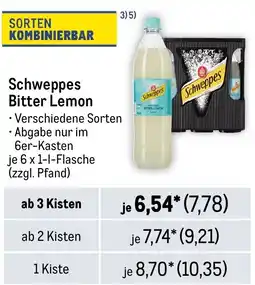 METRO Schweppes Bitter Lemon Angebot