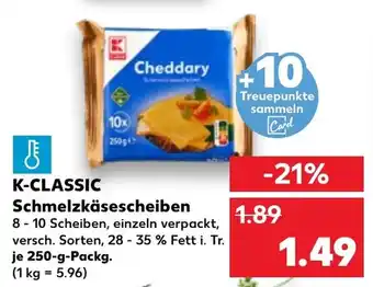 Kaufland K-CLASSIC Schmelzkäsescheiben Angebot