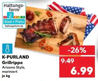 Kaufland K-PURLAND Grillrippe Angebot