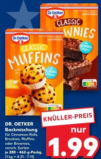 Kaufland DR. OETKER Backmischung Angebot