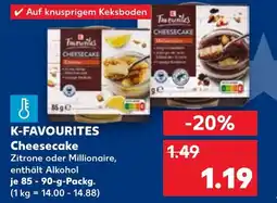 Kaufland K-FAVOURITES Cheesecake Angebot