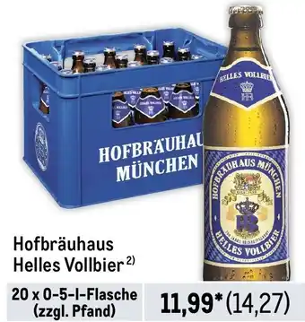 METRO Hofbräuhaus Helles Vollbier Angebot