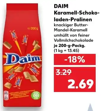 Kaufland DAIM Karamell-Schoko- laden-Pralinen Angebot