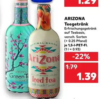 Kaufland ARIZONA Teegetränk Angebot