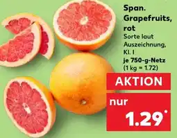 Kaufland Span. Grapefruits, rot Angebot