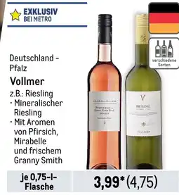 METRO Vollmer Z.B.: Riesling Angebot