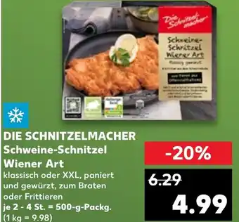 Kaufland DIE SCHNITZELMACHER Schweine-Schnitzel Wiener Art Angebot