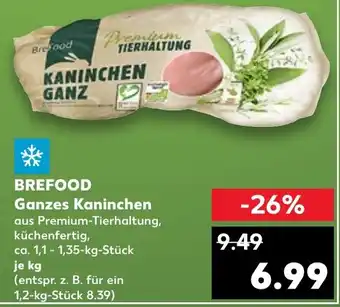 Kaufland BREFOOD Ganzes Kaninchen Angebot