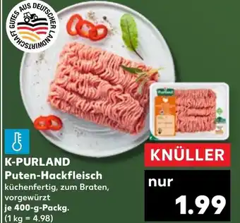 Kaufland K-PURLAND Puten-Hackfleisch Angebot