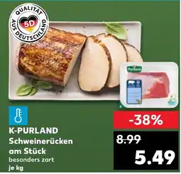 Kaufland K-PURLAND Schweinerücken am Stück Angebot