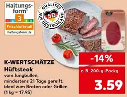 Kaufland K-WERTSCHÄTZE Hüftsteak Angebot