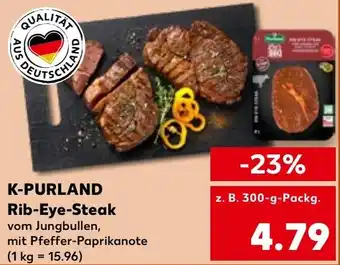 Kaufland K-PURLAND Rib-Eye-Steak Angebot