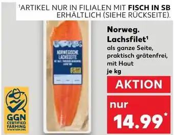 Kaufland Norweg. Lachsfilet Angebot