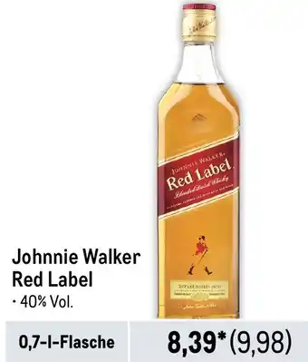 METRO Johnnie Walker Red Label Angebot