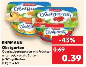 Kaufland EHRMANN Obstgarten Angebot