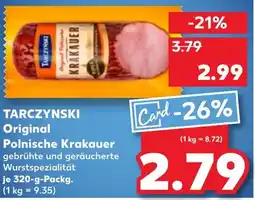 Kaufland TARCZYNSKI Original Polnische Krakauer Angebot