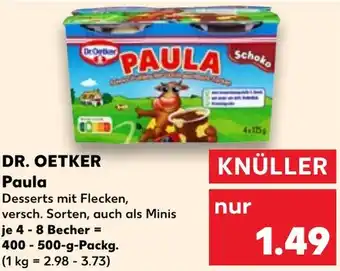 Kaufland DR. OETKER Paula Angebot