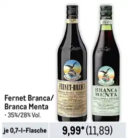 METRO Fernet Branca/ Branca Menta Angebot