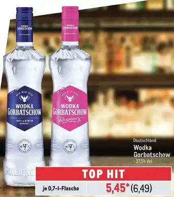 METRO Wodka Gorbatschow Angebot