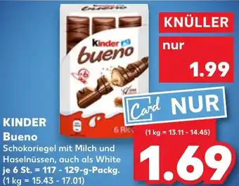 Kaufland KINDER bueno Angebot