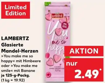 Kaufland LAMBERTZ Glasierte Mandel-Herzen Angebot