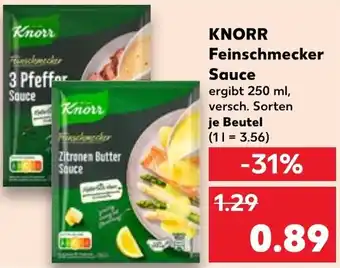 Kaufland KNORR Feinschmecker Sauce Angebot