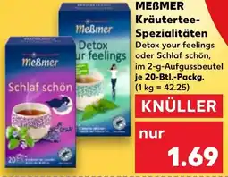 Kaufland MEBMER Kräutertee- Spezialitäten Angebot